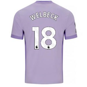 Koszulka piłkarska Brighton Danny Welbeck #18 Koszulka Wyjazdowej 2025-26 Krótki Rękaw