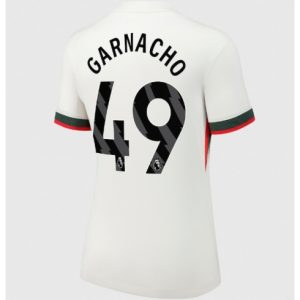 Koszulka piłkarska Chelsea Alejandro Garnacho #49 Koszulka Wyjazdowej damskie 2025-26 Krótki Rękaw