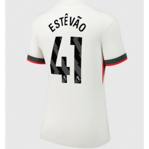 Koszulka piłkarska Chelsea Estevao Willian #41 Koszulka Wyjazdowej damskie 2025-26 Krótki Rękaw