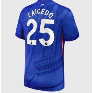 Koszulka piłkarska Chelsea Moises Caicedo #25 Koszulka Podstawowej 2025-26 Krótki Rękaw Koszulka piłkarska Chelsea Moises Caicedo #25 Koszulka Podstawowej 2025-26 Krótki Rękaw