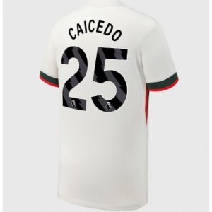 Koszulka piłkarska Chelsea Moises Caicedo #25 Koszulka Wyjazdowej 2025-26 Krótki Rękaw Koszulka piłkarska Chelsea Moises Caicedo #25 Koszulka Wyjazdowej 2025-26 Krótki Rękaw