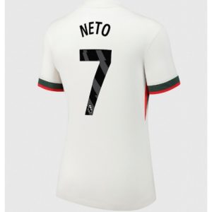 Koszulka piłkarska Chelsea Pedro Neto #7 Koszulka Wyjazdowej damskie 2025-26 Krótki Rękaw