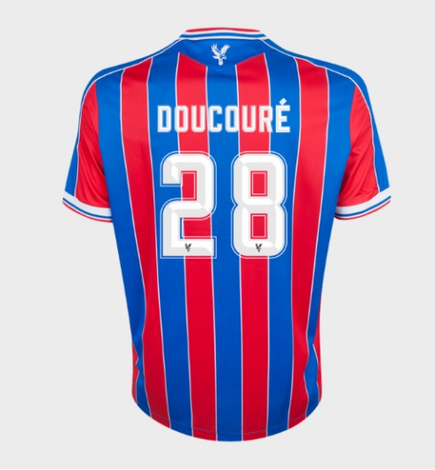 Koszulka piłkarska Crystal Palace Cheick Doucoure #28 Koszulka Podstawowej 2025-26 Krótki Rękaw Koszulka piłkarska Crystal Palace Cheick Doucoure #28 Koszulka Podstawowej 2025-26 Krótki Rękaw