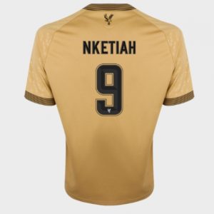 Koszulka piłkarska Crystal Palace Eddie Nketiah #9 Koszulka Wyjazdowej 2025-26 Krótki Rękaw
