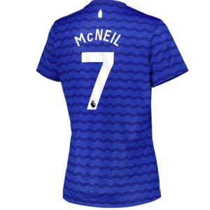 Koszulka piłkarska Everton Dwight McNeil #7 Koszulka Podstawowej damskie 2025-26 Krótki Rękaw