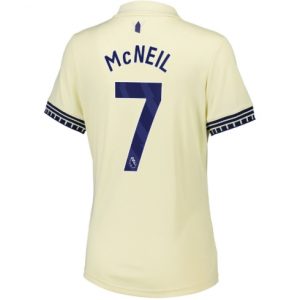 Koszulka piłkarska Everton Dwight McNeil #7 Koszulka Wyjazdowej damskie 2025-26 Krótki Rękaw