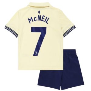 Koszulka piłkarska Everton Dwight McNeil #7 Koszulka Wyjazdowej dziecięce 2025-26 +Krótkie Spodenk