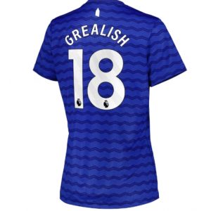 Koszulka piłkarska Everton Jack Grealish #18 Koszulka Podstawowej damskie 2025-26 Krótki Rękaw