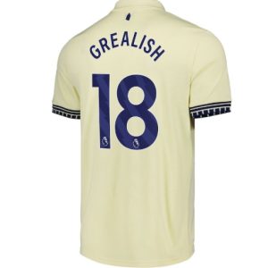 Koszulka piłkarska Everton Jack Grealish #18 Koszulka Wyjazdowej 2025-26 Krótki Rękaw