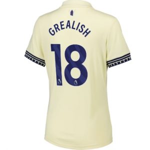 Koszulka piłkarska Everton Jack Grealish #18 Koszulka Wyjazdowej damskie 2025-26 Krótki Rękaw