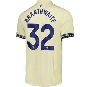 Koszulka piłkarska Everton Jarrad Branthwaite #32 Koszulka Wyjazdowej 2025-26 Krótki Rękaw