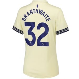 Koszulka piłkarska Everton Jarrad Branthwaite #32 Koszulka Wyjazdowej damskie 2025-26 Krótki Rękaw