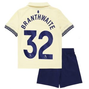 Koszulka piłkarska Everton Jarrad Branthwaite #32 Koszulka Wyjazdowej dziecięce 2025-26 +Krótkie Spodenk