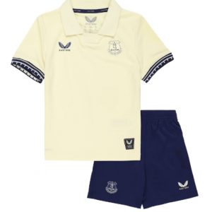 Koszulka piłkarska Everton Koszulka Wyjazdowej dziecięce 2025-26 +Krótkie Spodenk