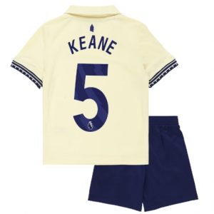 Koszulka piłkarska Everton Michael Keane #5 Koszulka Wyjazdowej dziecięce 2025-26 +Krótkie Spodenk