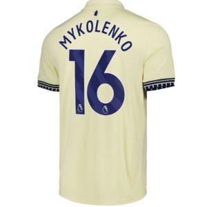 Koszulka piłkarska Everton Vitaliy Mykolenko #16 Koszulka Wyjazdowej 2025-26 Krótki Rękaw Koszulka piłkarska Everton Vitaliy Mykolenko #16 Koszulka Wyjazdowej 2025-26 Krótki Rękaw
