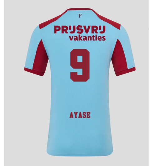 Koszulka piłkarska Feyenoord Ayase Ueda #9 Koszulka Trzeciej 2025-26 Krótki Rękaw Koszulka piłkarska Feyenoord Ayase Ueda #9 Koszulka Trzeciej 2025-26 Krótki Rękaw