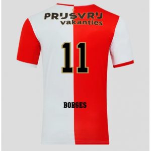 Koszulka piłkarska Feyenoord Goncalo Borges #11 Koszulka Podstawowej 2025-26 Krótki Rękaw Koszulka piłkarska Feyenoord Goncalo Borges #11 Koszulka Podstawowej 2025-26 Krótki Rękaw