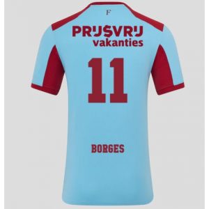 Koszulka piłkarska Feyenoord Goncalo Borges #11 Koszulka Trzeciej 2025-26 Krótki Rękaw Koszulka piłkarska Feyenoord Goncalo Borges #11 Koszulka Trzeciej 2025-26 Krótki Rękaw
