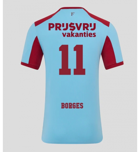 Koszulka piłkarska Feyenoord Goncalo Borges #11 Koszulka Trzeciej 2025-26 Krótki Rękaw Koszulka piłkarska Feyenoord Goncalo Borges #11 Koszulka Trzeciej 2025-26 Krótki Rękaw