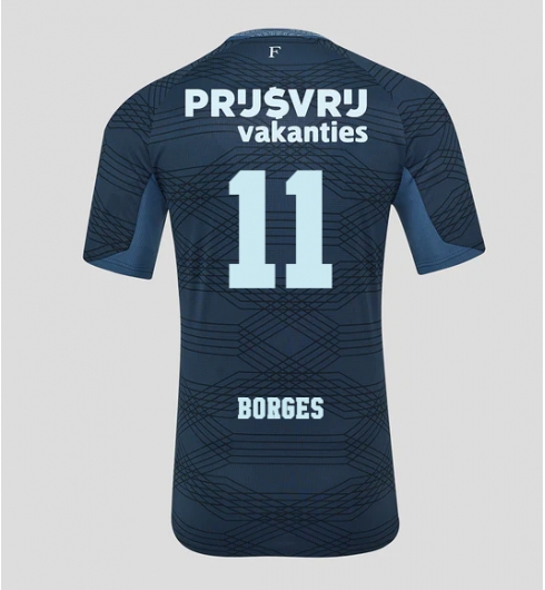 Koszulka piłkarska Feyenoord Goncalo Borges #11 Koszulka Wyjazdowej 2025-26 Krótki Rękaw Koszulka piłkarska Feyenoord Goncalo Borges #11 Koszulka Wyjazdowej 2025-26 Krótki Rękaw