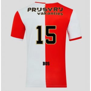 Koszulka piłkarska Feyenoord Jordan Bos #15 Koszulka Podstawowej 2025-26 Krótki Rękaw Koszulka piłkarska Feyenoord Jordan Bos #15 Koszulka Podstawowej 2025-26 Krótki Rękaw