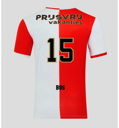 Koszulka piłkarska Feyenoord Jordan Bos #15 Koszulka Podstawowej 2025-26 Krótki Rękaw Koszulka piłkarska Feyenoord Jordan Bos #15 Koszulka Podstawowej 2025-26 Krótki Rękaw