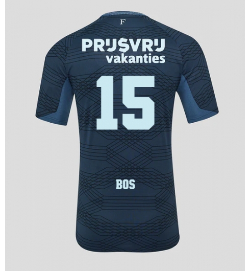 Koszulka piłkarska Feyenoord Jordan Bos #15 Koszulka Wyjazdowej 2025-26 Krótki Rękaw Koszulka piłkarska Feyenoord Jordan Bos #15 Koszulka Wyjazdowej 2025-26 Krótki Rękaw