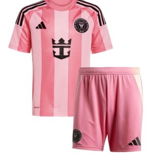 Koszulka piłkarska Inter Miami Koszulka Podstawowej dziecięce 2025-26 +Krótkie Spodenk