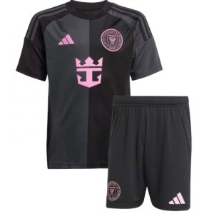 Koszulka piłkarska Inter Miami Koszulka Wyjazdowej dziecięce 2025-26 +Krótkie Spodenk
