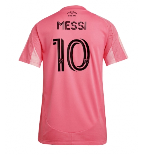 Koszulka piłkarska Inter Miami Lionel Messi #10 Koszulka Podstawowej damskie 2025-26 Krótki Rękaw Koszulka piłkarska Inter Miami Lionel Messi #10 Koszulka Podstawowej damskie 2025-26 Krótki Rękaw
