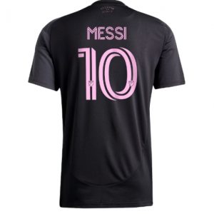 Koszulka piłkarska Inter Miami Lionel Messi #10 Koszulka Wyjazdowej 2025-26 Krótki Rękaw