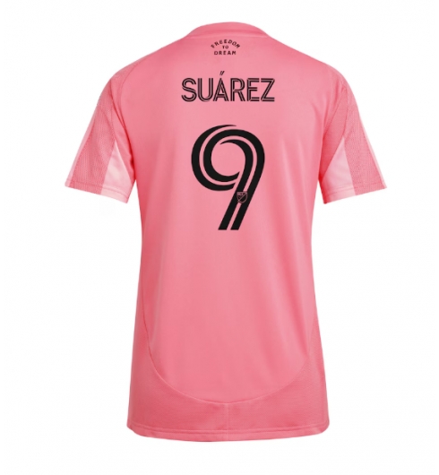 Koszulka piłkarska Inter Miami Luis Suarez #9 Koszulka Podstawowej damskie 2025-26 Krótki Rękaw Koszulka piłkarska Inter Miami Luis Suarez #9 Koszulka Podstawowej damskie 2025-26 Krótki Rękaw