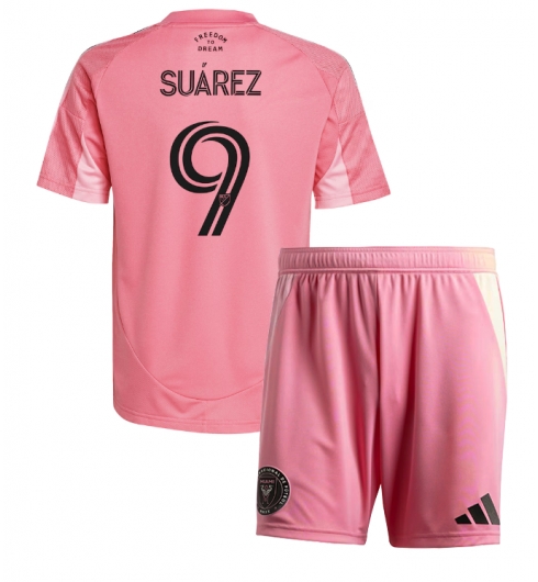 Koszulka piłkarska Inter Miami Luis Suarez #9 Koszulka Podstawowej dziecięce 2025-26 +Krótkie Spodenk Koszulka piłkarska Inter Miami Luis Suarez #9 Koszulka Podstawowej dziecięce 2025-26 +Krótkie Spodenk