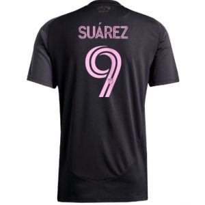 Koszulka piłkarska Inter Miami Luis Suarez #9 Koszulka Wyjazdowej 2025-26 Krótki Rękaw