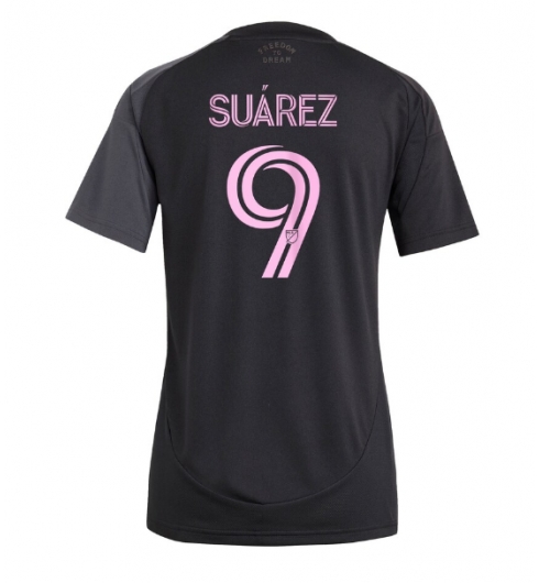 Koszulka piłkarska Inter Miami Luis Suarez #9 Koszulka Wyjazdowej damskie 2025-26 Krótki Rękaw Koszulka piłkarska Inter Miami Luis Suarez #9 Koszulka Wyjazdowej damskie 2025-26 Krótki Rękaw
