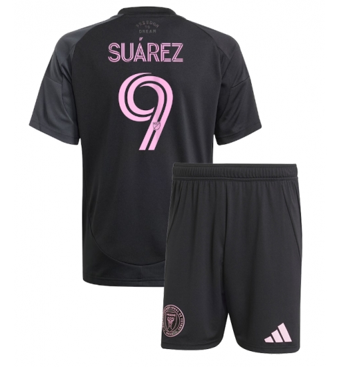 Koszulka piłkarska Inter Miami Luis Suarez #9 Koszulka Wyjazdowej dziecięce 2025-26 +Krótkie Spodenk Koszulka piłkarska Inter Miami Luis Suarez #9 Koszulka Wyjazdowej dziecięce 2025-26 +Krótkie Spodenk