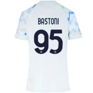 Koszulka piłkarska Inter Milan Alessandro Bastoni #95 Koszulka Wyjazdowej damskie 2025-26 Krótki Rękaw