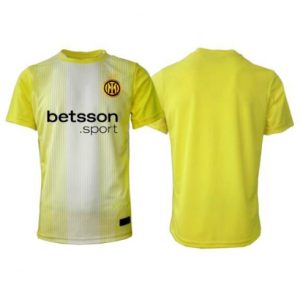 Koszulka piłkarska Inter Milan Bramkarskie Koszulka Wyjazdowej 2025-26 Krótki Rękaw