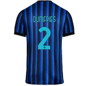 Koszulka piłkarska Inter Milan Denzel Dumfries #2 Koszulka Podstawowej 2025-26 Krótki Rękaw