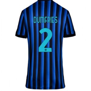 Koszulka piłkarska Inter Milan Denzel Dumfries #2 Koszulka Podstawowej damskie 2025-26 Krótki Rękaw