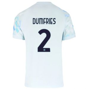 Koszulka piłkarska Inter Milan Denzel Dumfries #2 Koszulka Wyjazdowej 2025-26 Krótki Rękaw