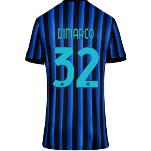 Koszulka piłkarska Inter Milan Federico Dimarco #32 Koszulka Podstawowej damskie 2025-26 Krótki Rękaw