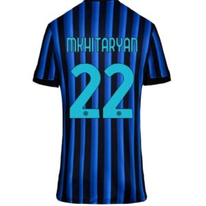 Koszulka piłkarska Inter Milan Henrikh Mkhitaryan #22 Koszulka Podstawowej damskie 2025-26 Krótki Rękaw