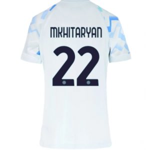 Koszulka piłkarska Inter Milan Henrikh Mkhitaryan #22 Koszulka Wyjazdowej damskie 2025-26 Krótki Rękaw