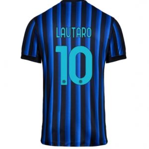 Koszulka piłkarska Inter Milan Lautaro Martinez #10 Koszulka Podstawowej 2025-26 Krótki Rękaw