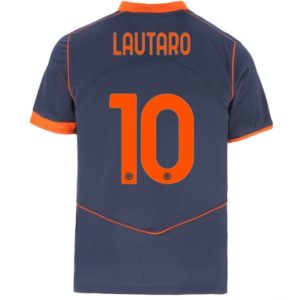 Koszulka piłkarska Inter Milan Lautaro Martinez #10 Koszulka Trzeciej 2025-26 Krótki Rękaw