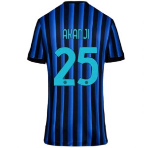 Koszulka piłkarska Inter Milan Manuel Akanji #25 Koszulka Podstawowej damskie 2025-26 Krótki Rękaw