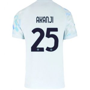 Koszulka piłkarska Inter Milan Manuel Akanji #25 Koszulka Wyjazdowej 2025-26 Krótki Rękaw
