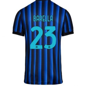 Koszulka piłkarska Inter Milan Nicolo Barella #23 Koszulka Podstawowej 2025-26 Krótki Rękaw